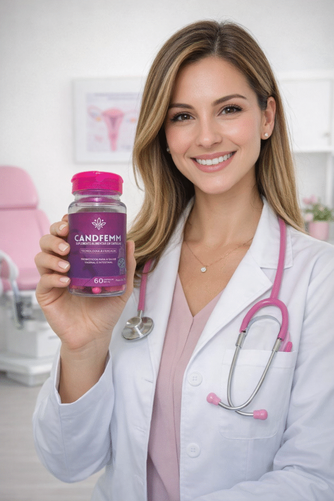 Doutora segurando Candfemm